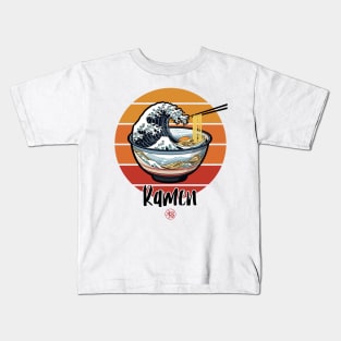 Ramen Bowl Sun Kids T-Shirt